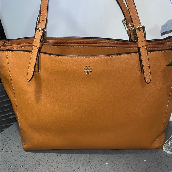 Tory Burch Brown Leather Tote - Picture 2 of 15